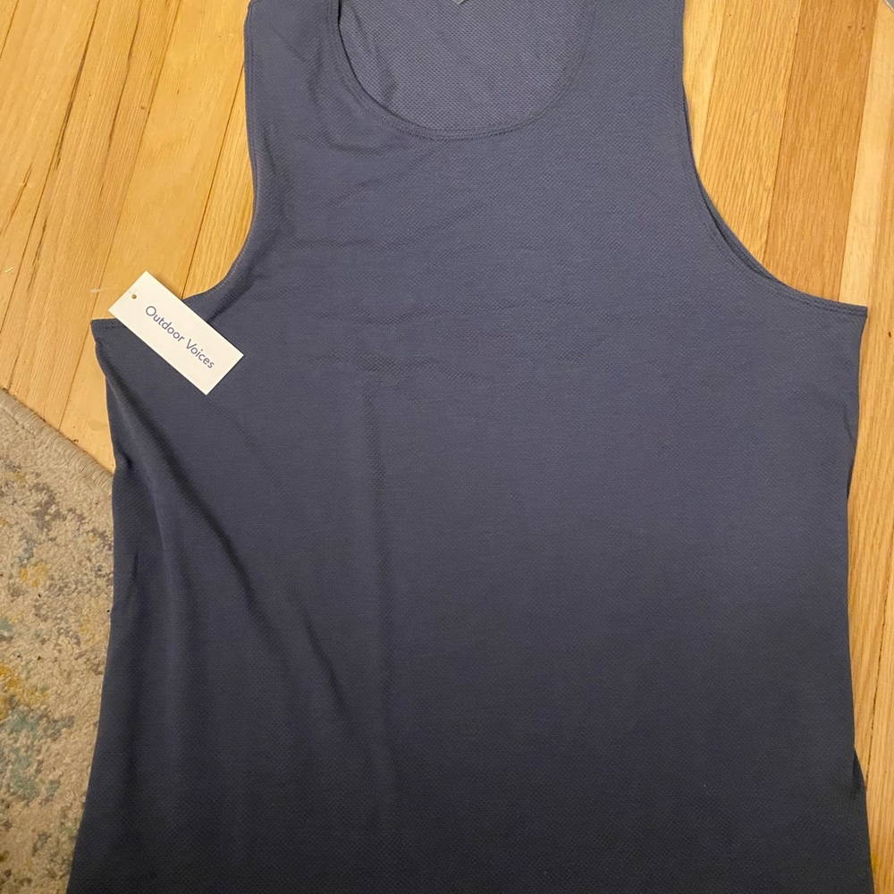 Outdoor Voices FastTrack Mesh Tank Top. Size L. NWT